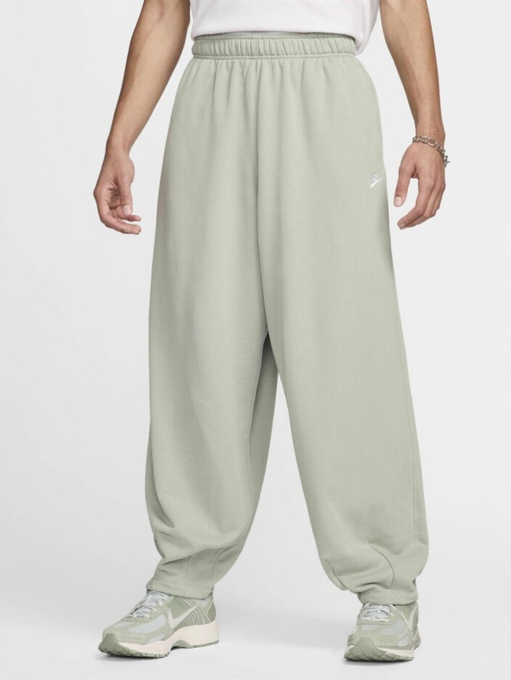 Nike Club Fleece Men's Oversized French Terry Trousers Size L